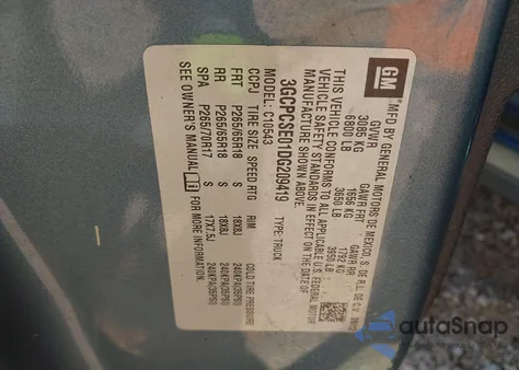 2013 Chevrolet Silverado 1500 Lt from USA, damaged, VIN 3GCPCSE01DG209419